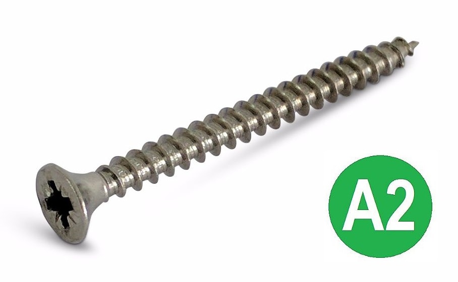 A2 Pozi CSK Chipboard Screws 3.0 x 16mm