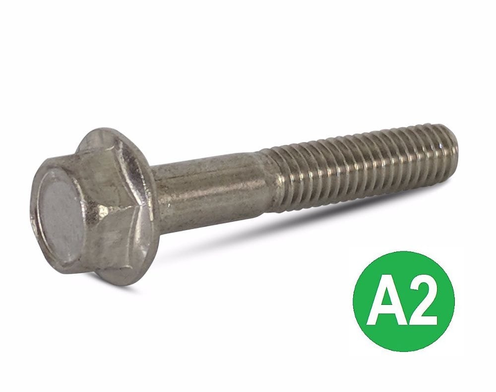 M6x35 A2 Hexagon Flange Head Bolt DIN 6921