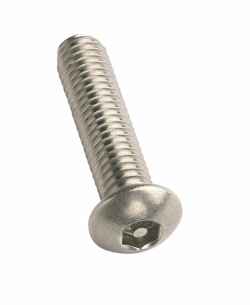 M10x100mm H6 Pin Hex A2 Button Head Screws