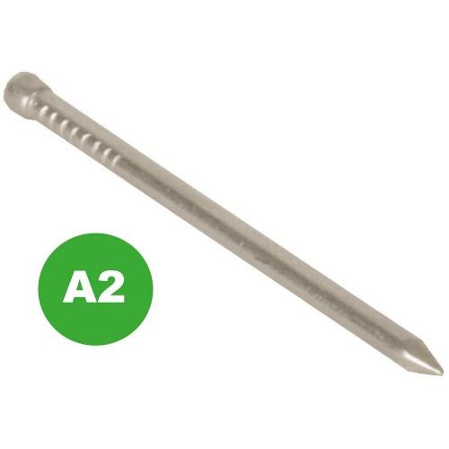 40 x 2.65mm A2 Lost Head Nails 1kg