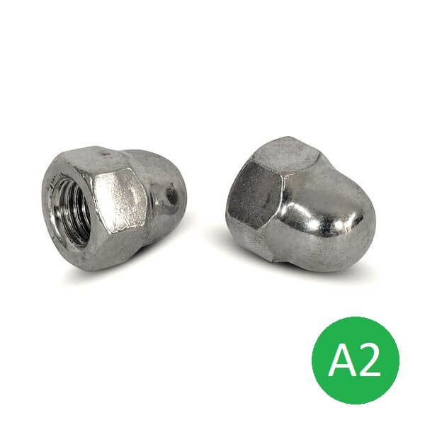 M10 A2 Stainless Dome Nut DIN 1587