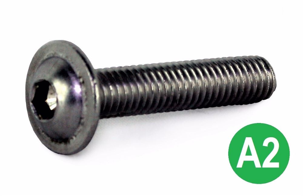 M4x25 A2 Socket Button Flange Head Screw