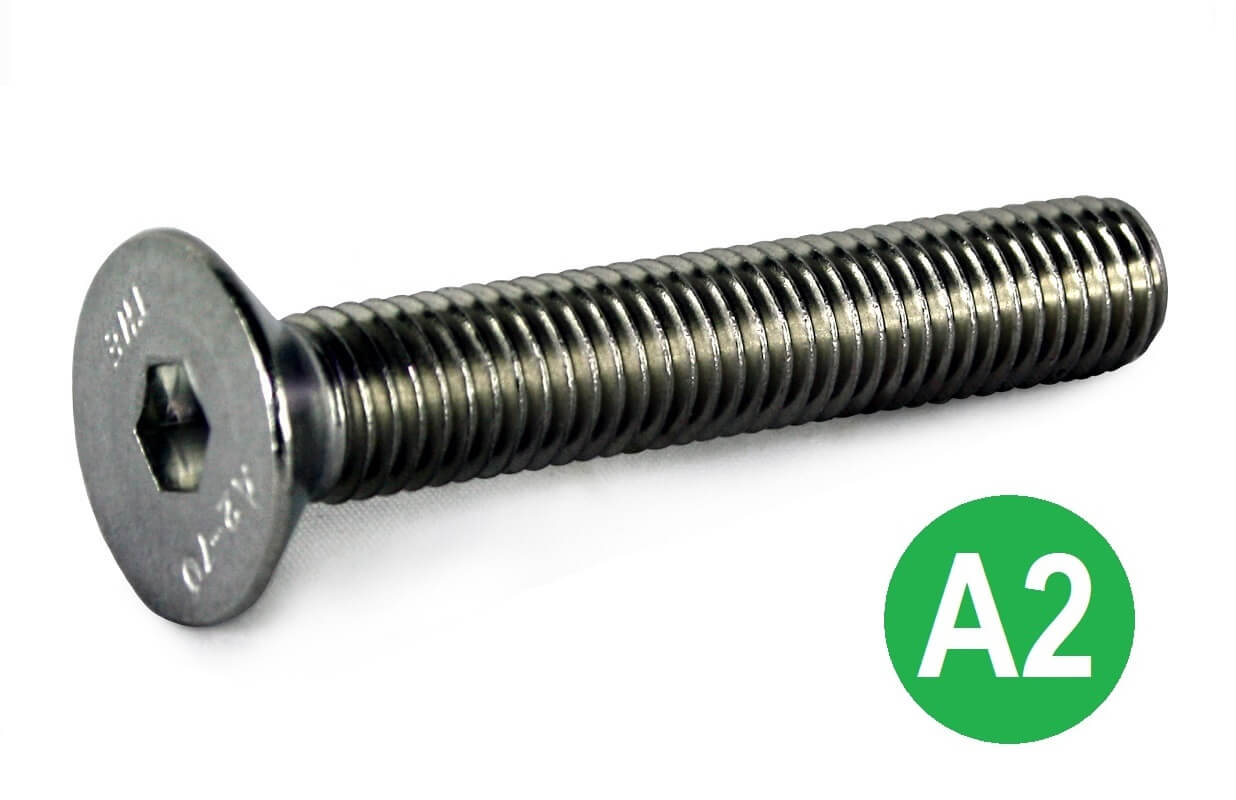 M10x40 A2 Socket CSK Head Screw DIN 7991