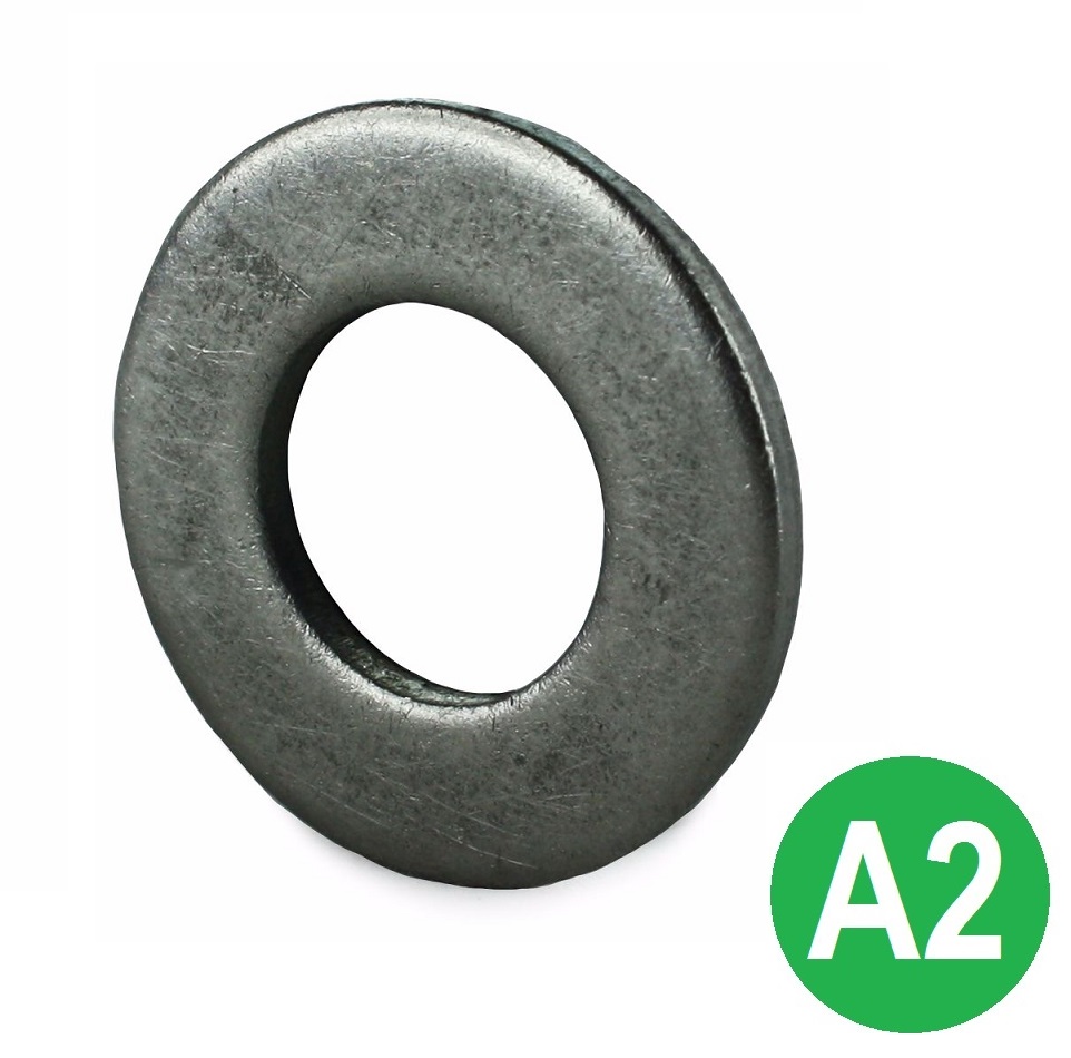 M10 A2 Stainless Form C Flat Washers BS 4320