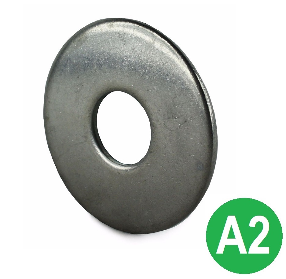 M5 A2 Stainless Form G Flat Washers DIN 9021