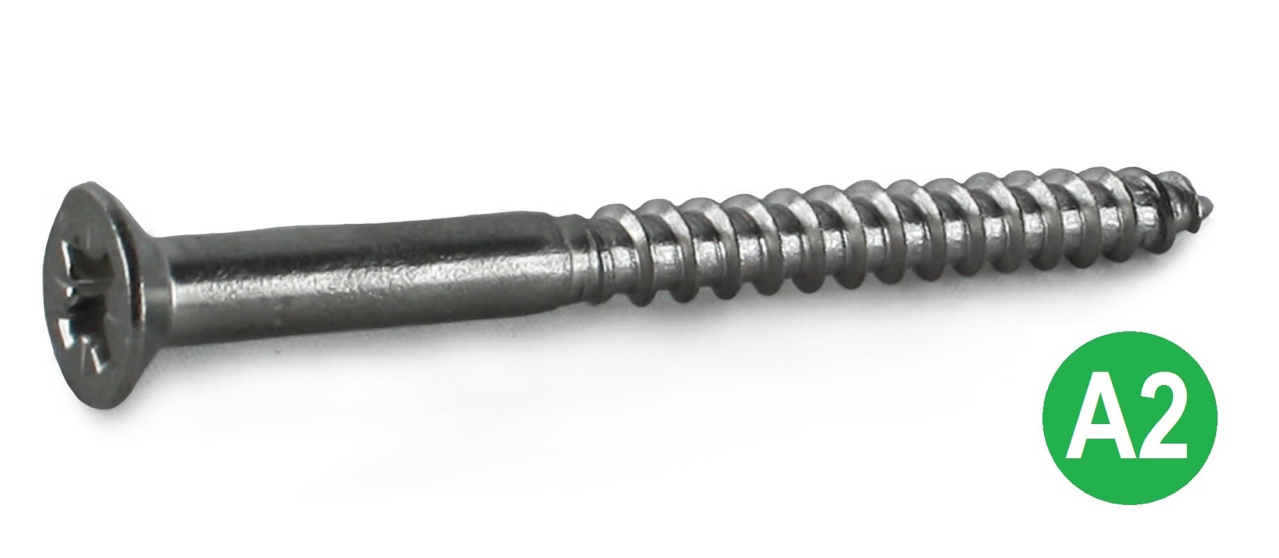 10g x 1 1/2'' A2 Pozi Countersunk Woodscrew