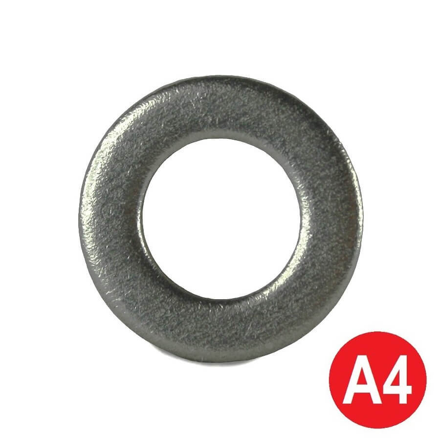 M12 A4 Stainless Form A Flat Washers DIN 125A