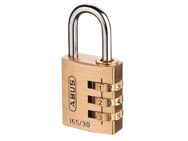 Abus 165/30 30mm 3 Digit Combination Padlock