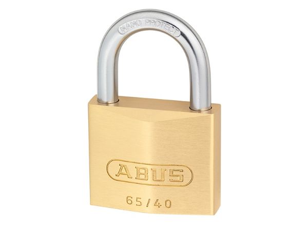 Abus 65/40 40mm Brass Padlock Quad Pack