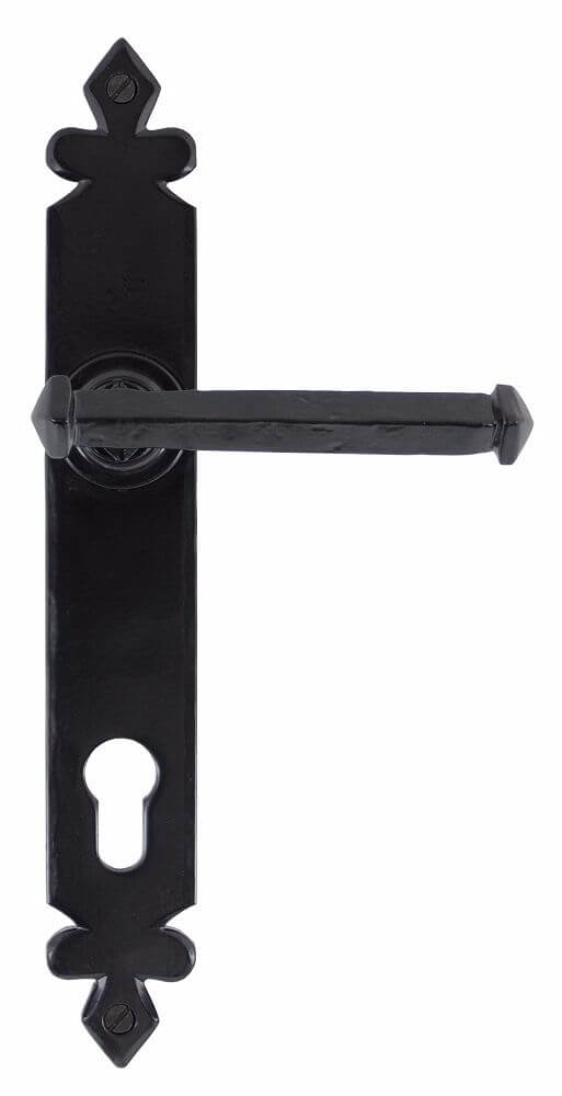 Anvil 33172 Black Tudor Lever Espag. Lock Set