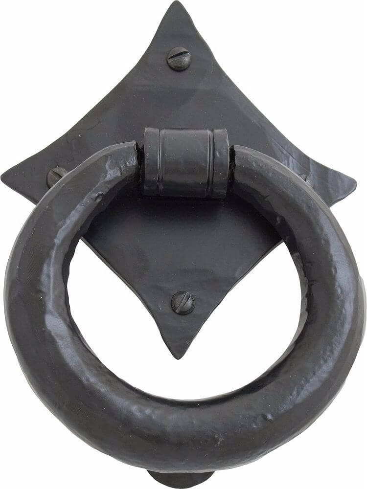 Anvil 33245 Black Ring Door Knocker