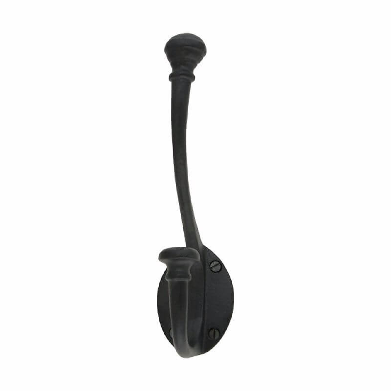 Anvil 33249 Black 7¾'' Hat + Coat Hook