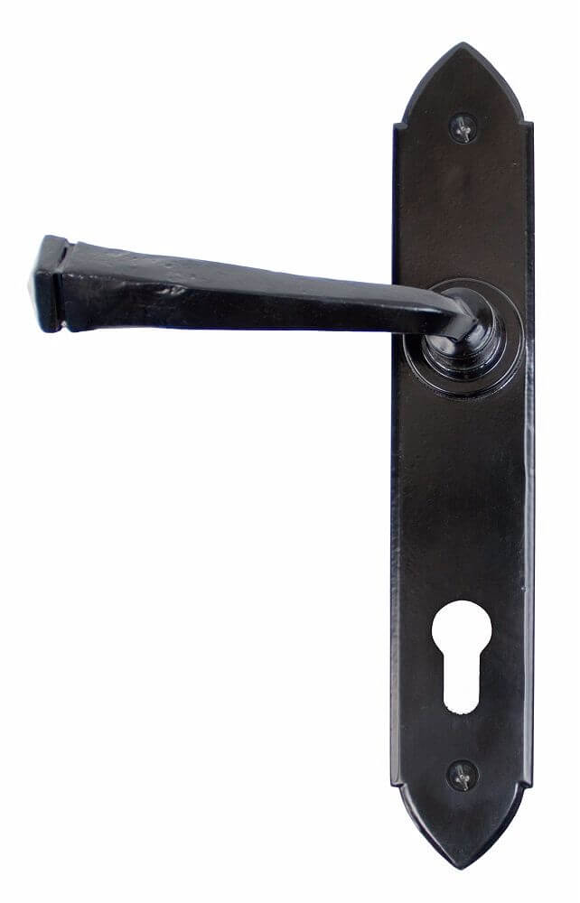 Anvil 33273 Black Gothic Lever Espag. Lock