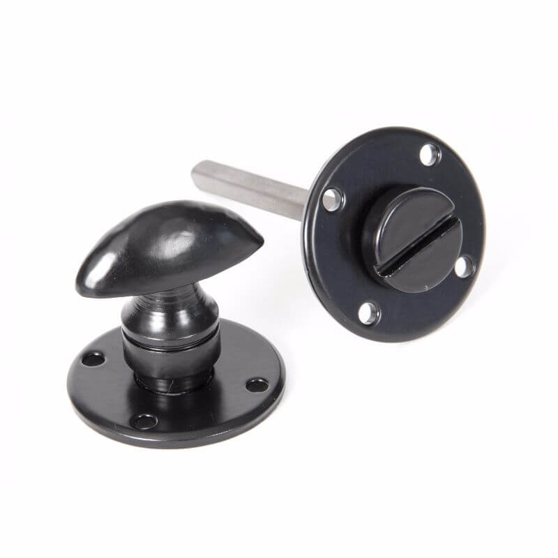 Anvil 33382 Black Round Bathroom Thumbturn