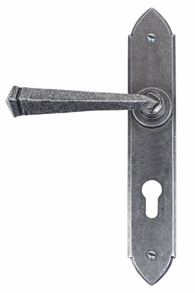 Anvil 33604 Pewter Gothic Lever Espag. Lock