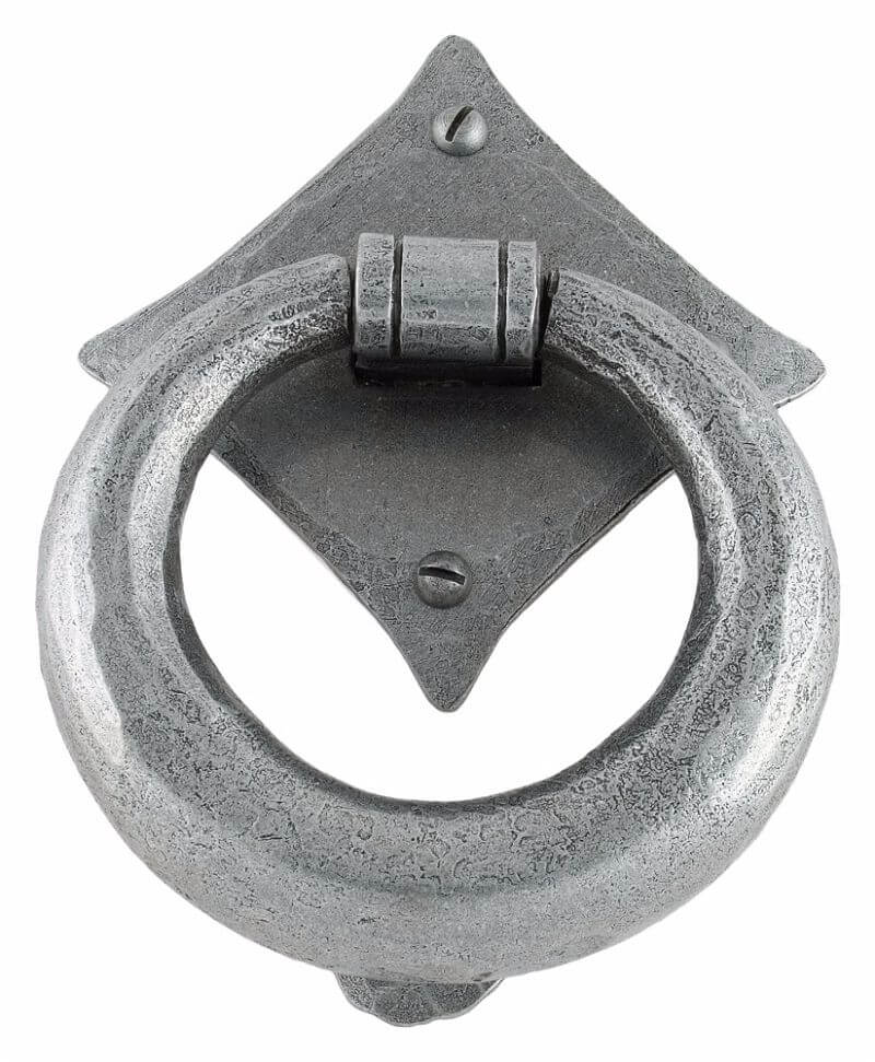 Anvil 33658 Pewter Ring Door Knocker