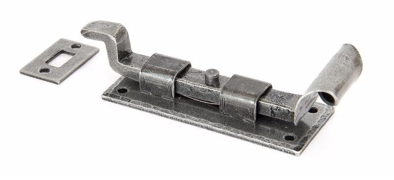 Anvil 33659 Pewter 4'' Cranked Door Bolt