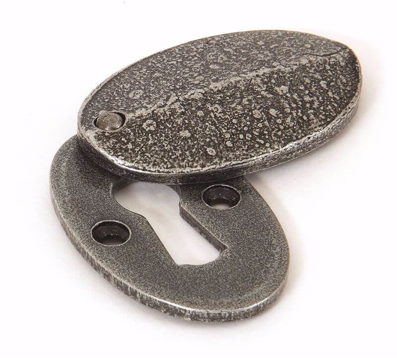 Anvil 33664 Pewter Oval Escutcheon + Cover