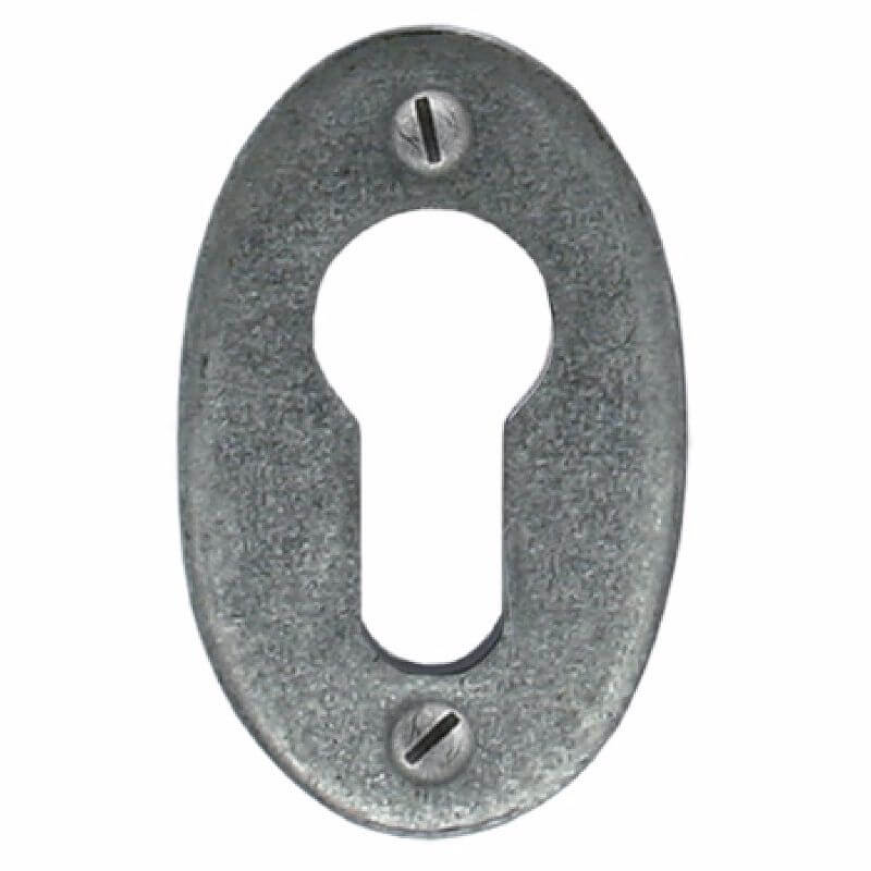 Anvil 33706 Pewter Oval Euro Escutcheon