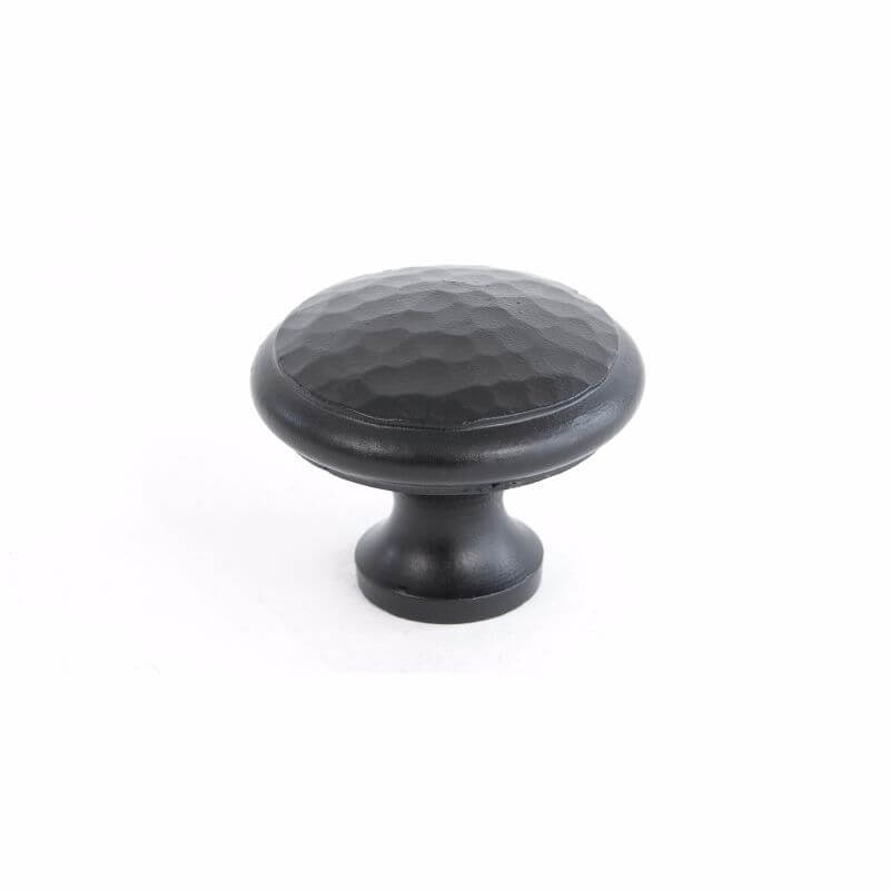 Anvil 33993 Black Beaten Cupboard Knob Large