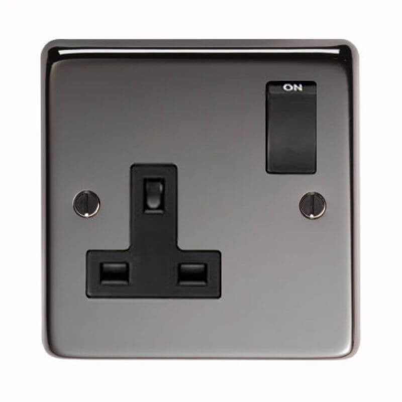 Anvil 34223 BN Single 13 Amp Switched Socket