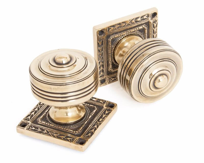 Anvil 83860 Aged Brass Square Mortice Knob