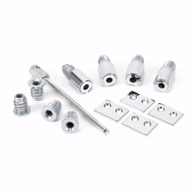 Anvil 83942 Pol. Chrome Secure Stops (Pack 4)