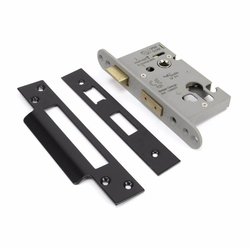 Anvil 90055 Black 2.5'' Euro Sash Lock