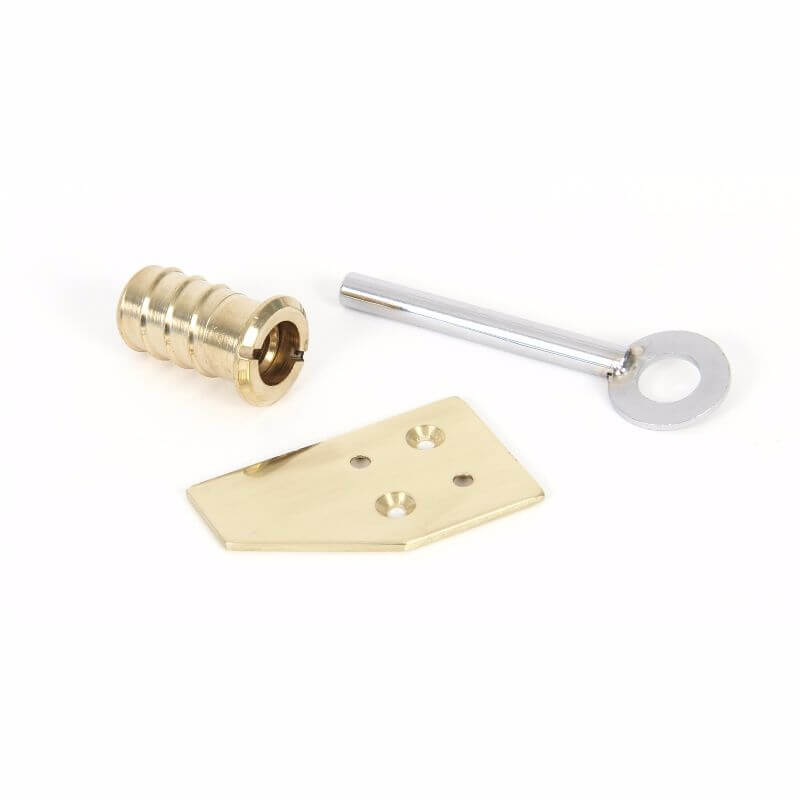 Anvil 90271 Pol. Brass Key-Flush Sash Stop