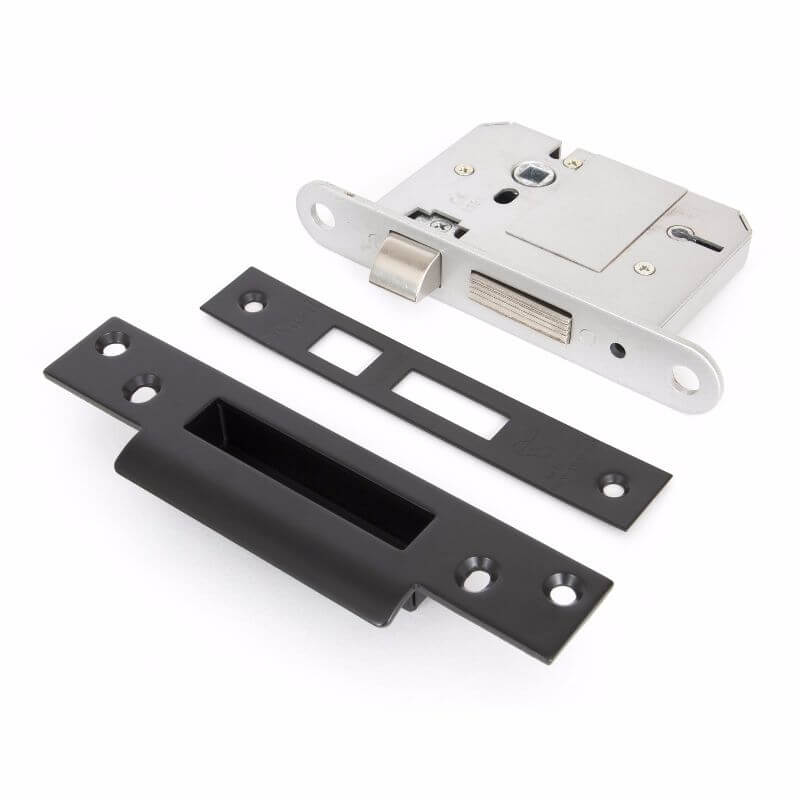 Anvil 91064 Black 3'' 5 Lever BS Sash Lock