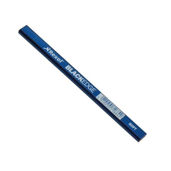 Blackedge Carpenters Pencil - Blue / Soft