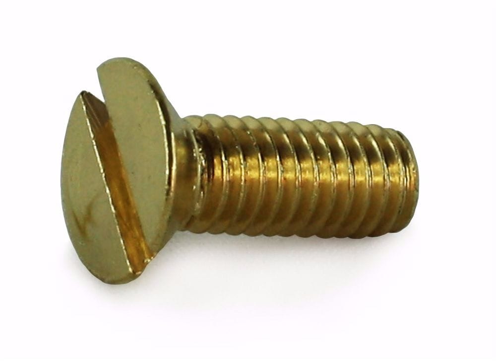 M4x50 Brass Slot Csk Machine Screw