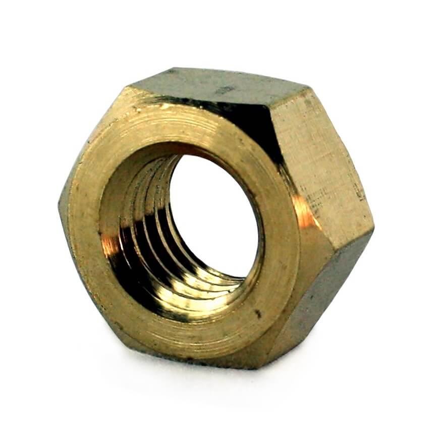 2BA Brass Hex Full Nut