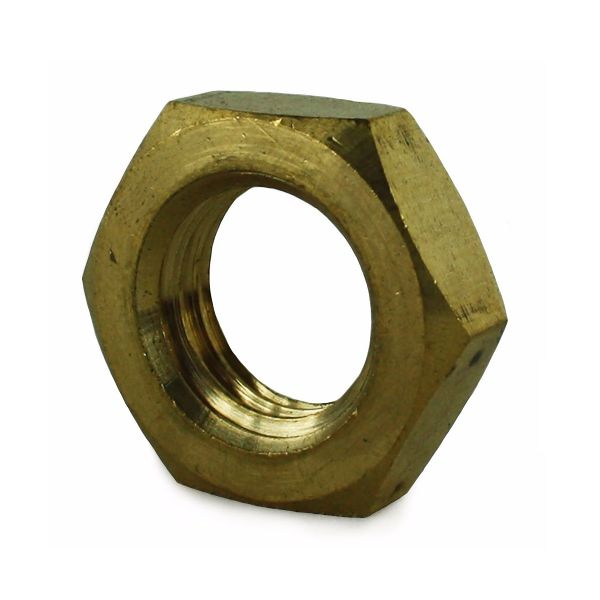 M10 Brass Lock (Half) Nut DIN 439B