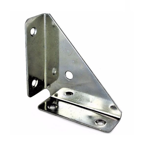 50mm No. 322 90° Flanged Corner Bracket BZP