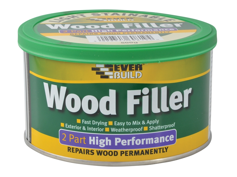 Everbuild 2 Part Wood Fill L/Stainable 500gr