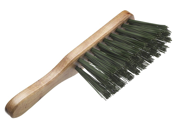 Faithfull Stiff Green PVC Hand Brush 275mm