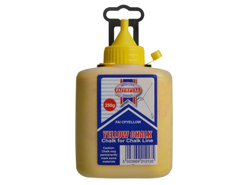 FAITHFULL Chalk Powder 250g - Yellow