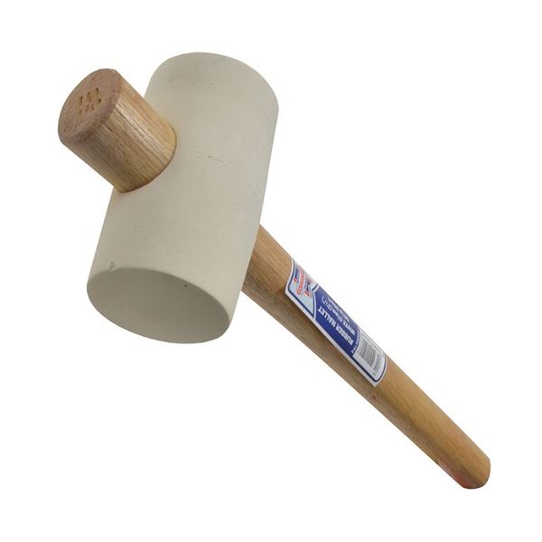 Faithfull Rubber Mallet - White 567g (20oz)