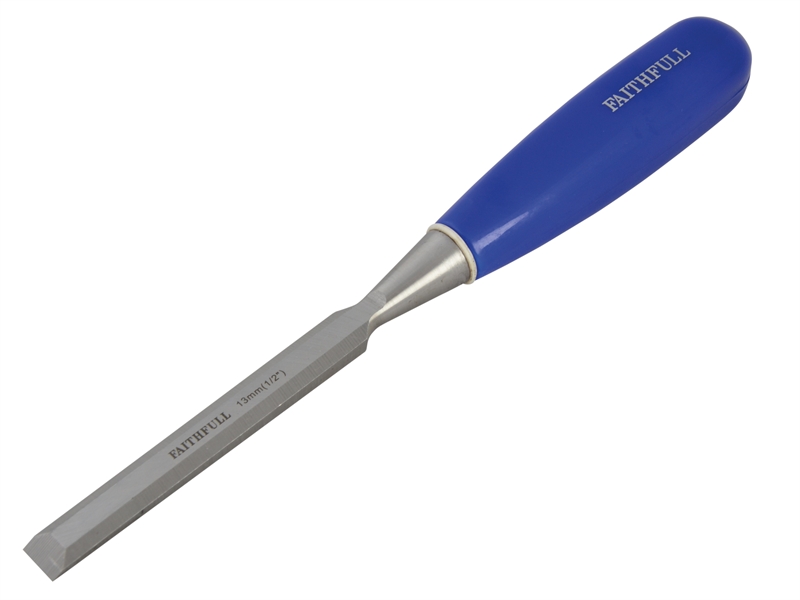 FAITHFULL Bevel Edge Chisel Blue Grip 13mm (1