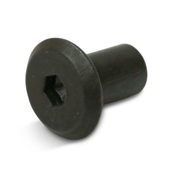 M6x12mm Furniture Connector Nut Black