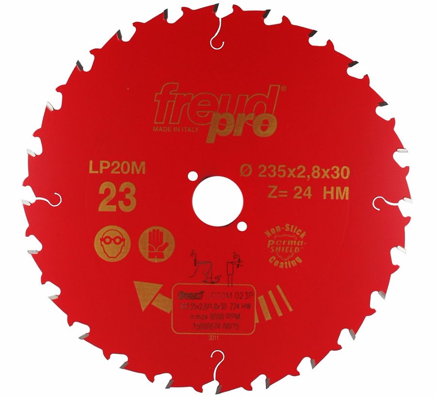 Freud HH Wood Rip Saw Blade 235x30mm x T24