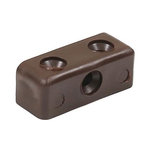 One Piece Modesty Block Brown 13 x 13 x 36mm