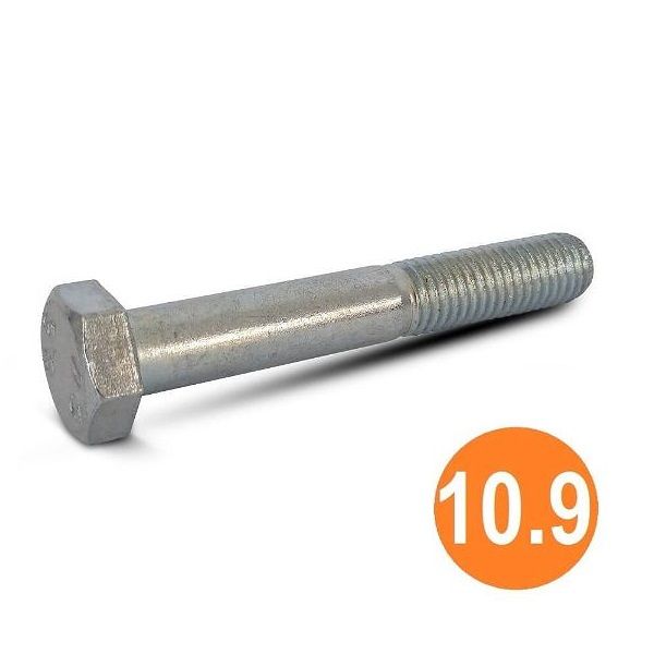 M12x160 10.9 H.T Hexagon Head Bolts BZP