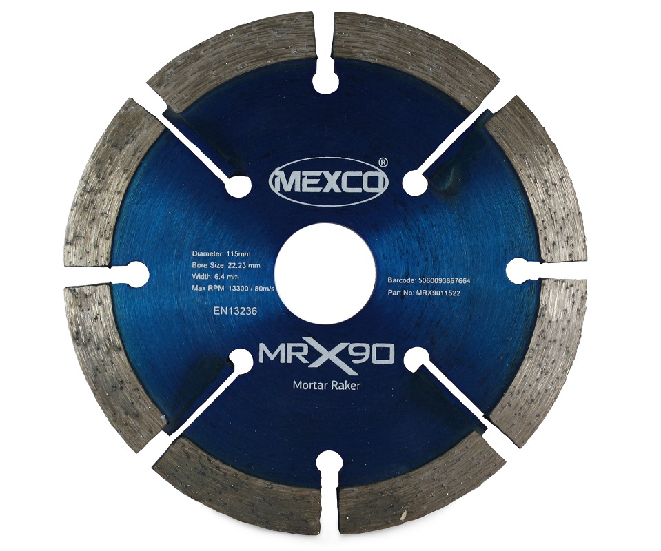 Mexco 115mm Mortar Raking Blade X90 Range