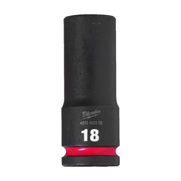 Shockwave 1/2'' Dr. Impact Socket Deep 18mm