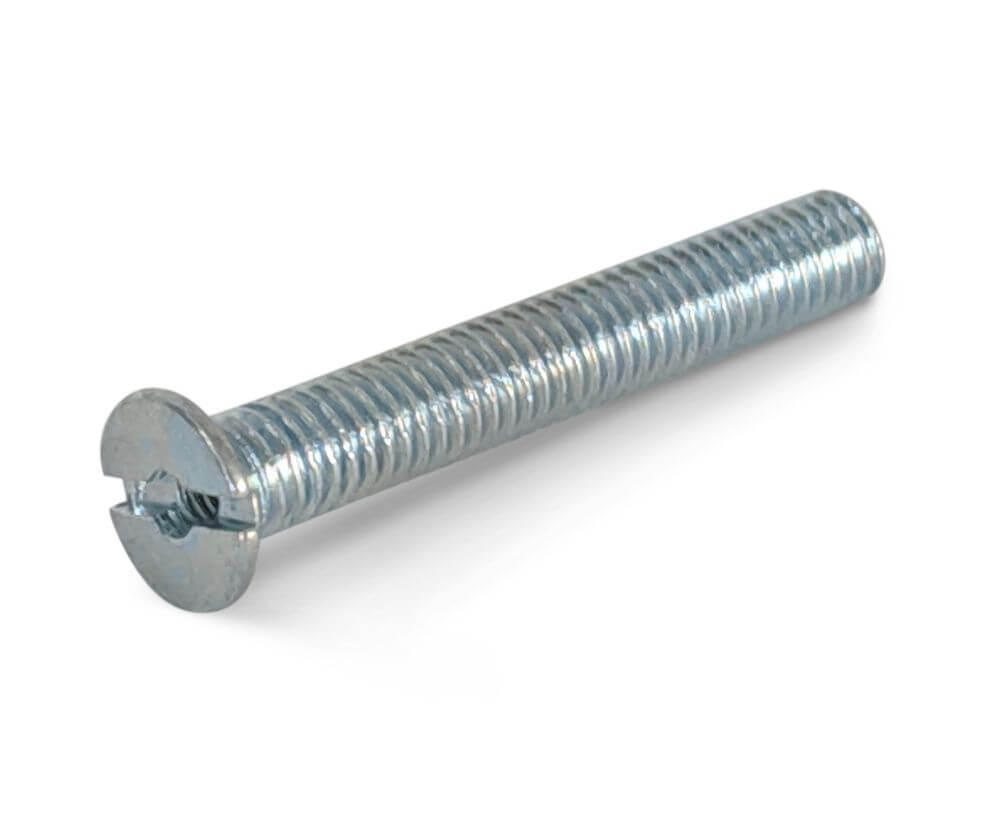 M6 x 12mm CSK Mirror Machine Screws BZP 5BA