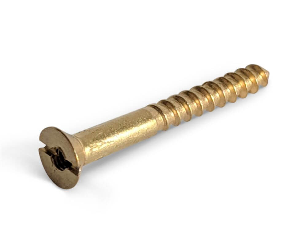 3.5x16mm Brass Countersunk Mirror Screws 6BA