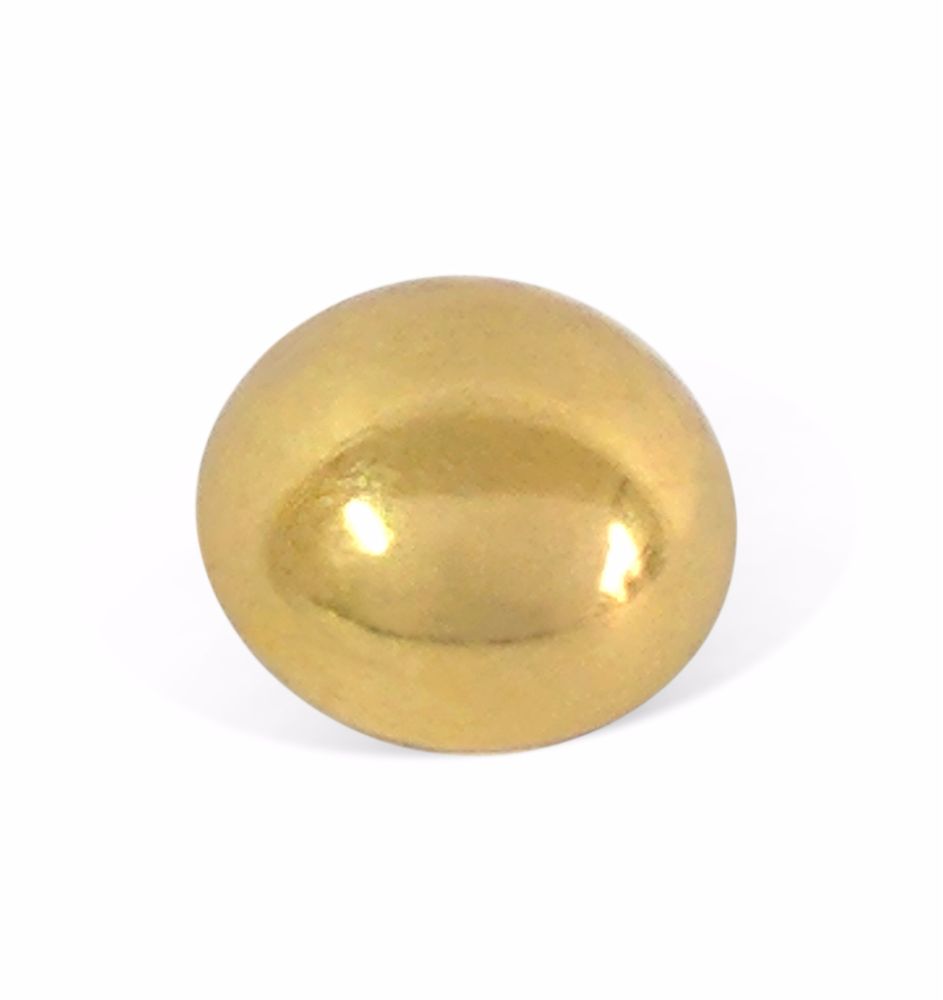 12mm Pol. Brass Dome Mirror Screw Caps 6BA