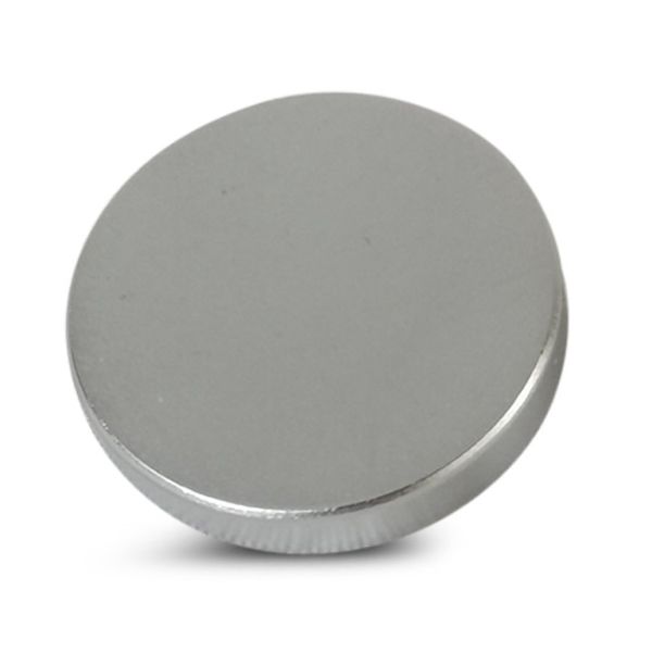 12mm Satin Chrome Flat Mirror Screw Caps 6BA